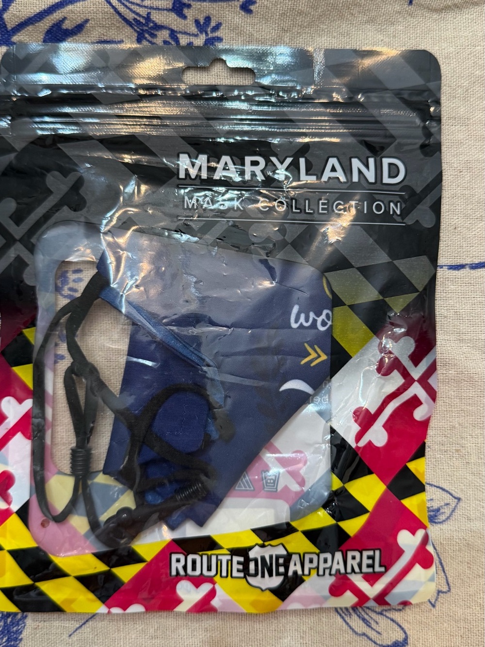 Maryland Blue Face Mask - Reusable Protective Mask Face and mouth coating